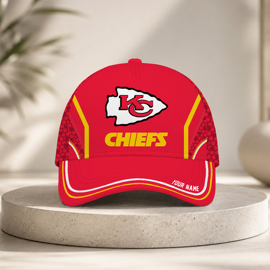 VIRAL EDITION - NEW CUSTOMIZED NFL01 KCC KANSAS CITY CHIEFS CLASSIC CAP
