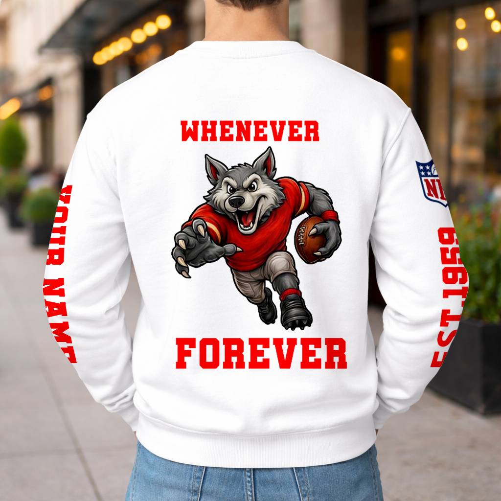 LIMITED EDITION - NEW CUSTOMIZED NFL01 KCC KANSAS CITY CHIEFS UNISEX T-SHIRT, POLO, HOODIE & JACKETS
