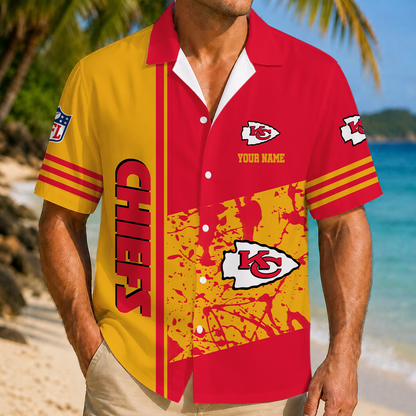 LIMITED EDITION - NEW CUSTOMIZED NFL01 KCC KANSAS CITY CHIEFS UNISEX HAWAIIAN SHIRT