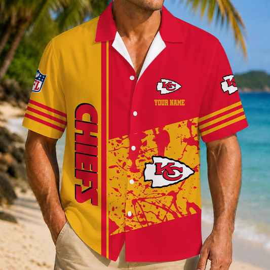 LIMITED EDITION - NEW CUSTOMIZED NFL01 KCC KANSAS CITY CHIEFS UNISEX HAWAIIAN SHIRT