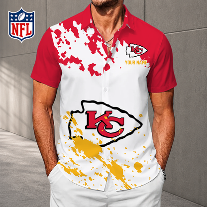 LIMITED EDITION - NEW CUSTOMIZED NFL01 KCC KANSAS CITY CHIEFS UNISEX HAWAIIAN SHIRT
