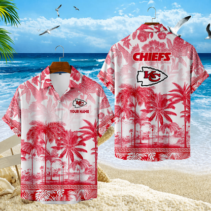 VIRAL EDITION - NEW CUSTOMIZED NFL01 KCC KANSAS CITY CHIEFS UNISEX HAWAIIAN SHIRT