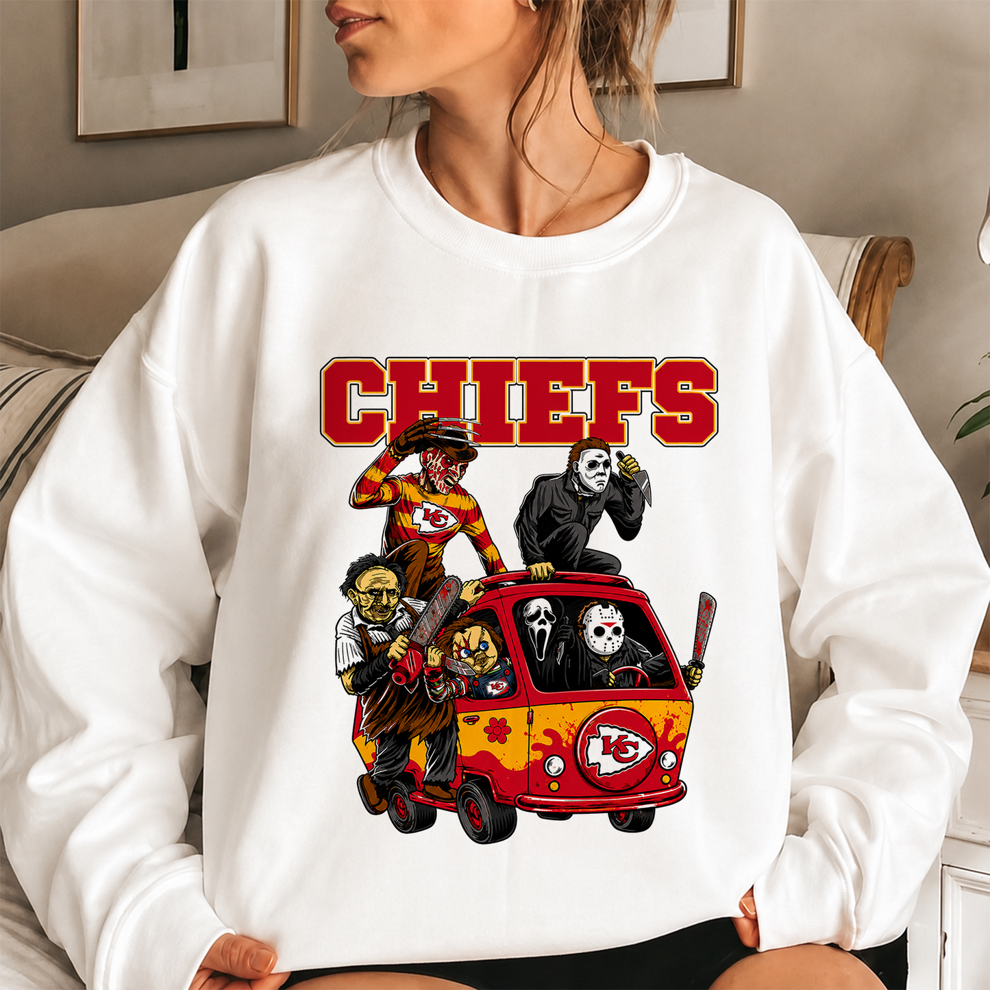 [SPECIAL OFFER] NEW CUSTOMIZED NFL01 KCC KANSAS CITY CHIEFS UNISEX SWEATSHIRT