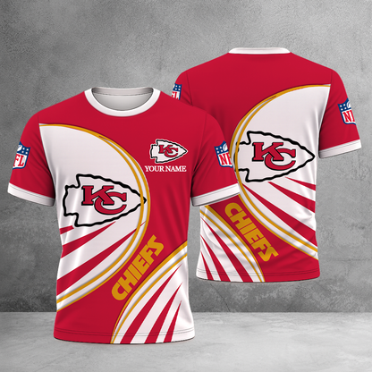 LIMITED EDITION - NEW CUSTOMIZED NFL01 KCC KANSAS CITY CHIEFS T-SHIRT, POLO SHIRT, ZIP POLO SHIRT, SWEATSHIRT, HOODIE & ZIP HOODIE