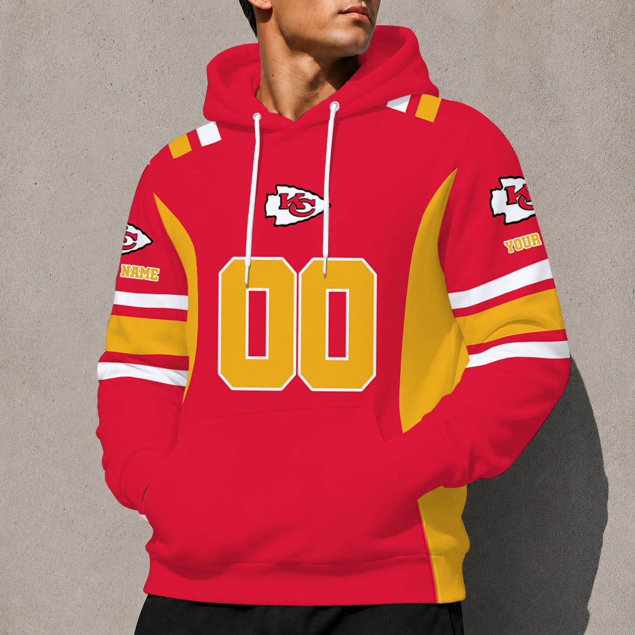 LIMITED EDITION - NEW CUSTOMIZED NFL01 KCC KANSAS CITY CHIEFS T-SHIRT, POLO SHIRT, ZIP POLO SHIRT, SWEATSHIRT, HOODIE & ZIP HOODIE