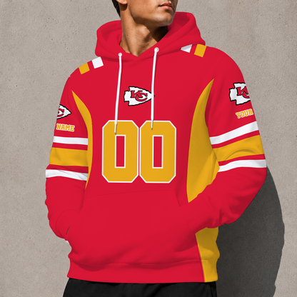 LIMITED EDITION - NEW CUSTOMIZED NFL01 KCC KANSAS CITY CHIEFS T-SHIRT, POLO SHIRT, ZIP POLO SHIRT, SWEATSHIRT, HOODIE & ZIP HOODIE