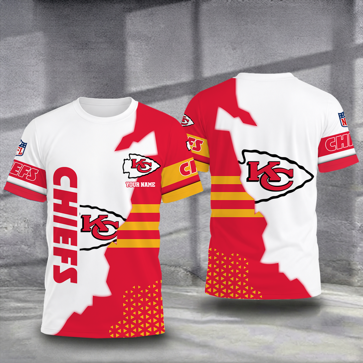 LIMITED EDITION - NEW CUSTOMIZED NFL01 KCC KANSAS CITY CHIEFS T-SHIRT, POLO SHIRT, ZIP POLO SHIRT, SWEATSHIRT, HOODIE & ZIP HOODIE