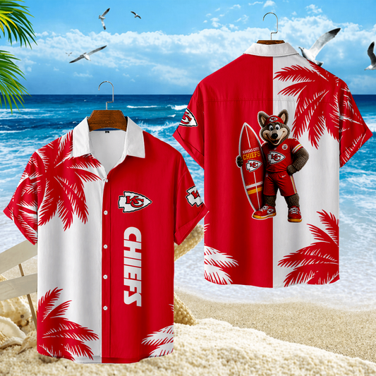 LIMITED EDITION - NEW CUSTOMIZED NFL01 KCC KANSAS CITY CHIEFS UNISEX HAWAIIAN SHIRT