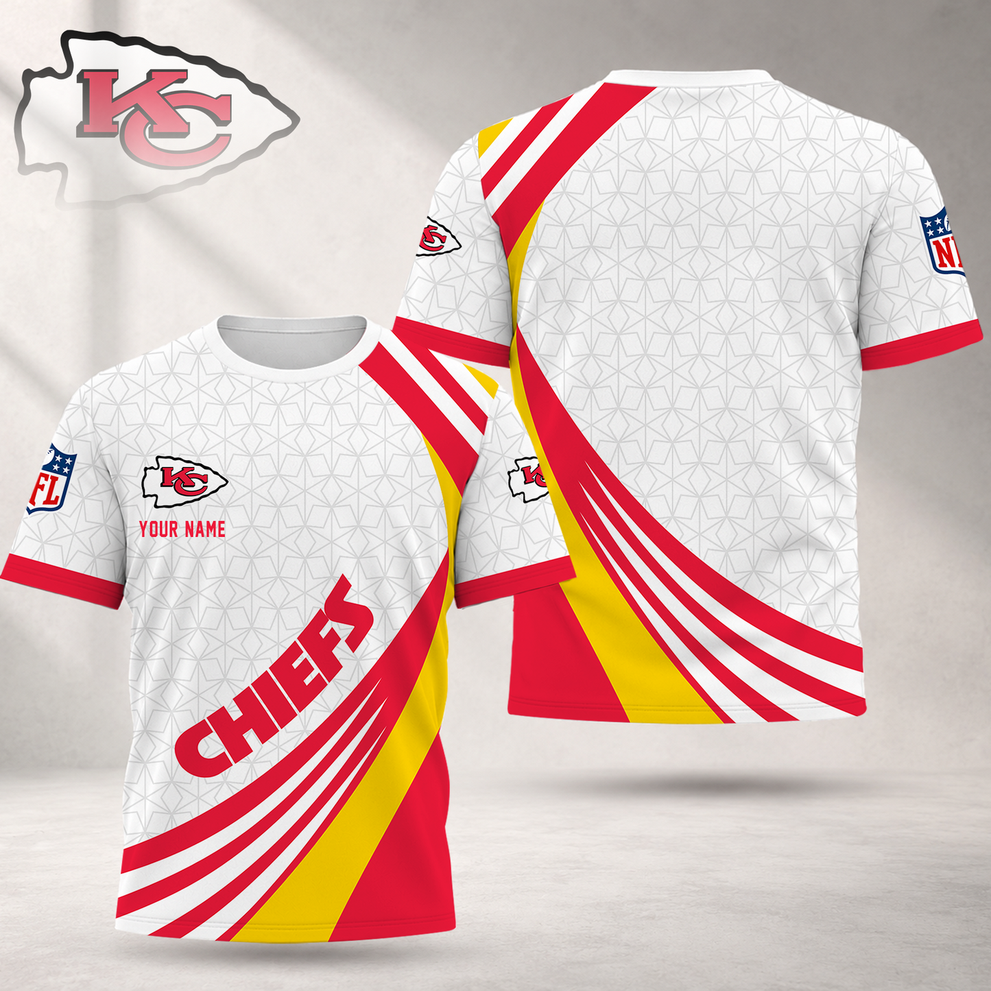 LIMITED EDITION - NEW CUSTOMIZED NFL01 KCC KANSAS CITY CHIEFS T-SHIRT, POLO SHIRT, ZIP POLO SHIRT, SWEATSHIRT, HOODIE & ZIP HOODIE