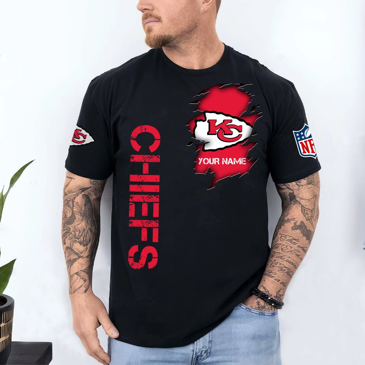 LIMITED EDITION - NEW CUSTOMIZED NFL01 KCC KANSAS CITY CHIEFS T-SHIRT, POLO SHIRT, ZIP POLO SHIRT, SWEATSHIRT, HOODIE & ZIP HOODIE