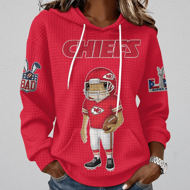 [SPECIAL OFFER] NEW CUSTOMIZED NFL01 KCC KANSAS CITY CHIEFS UNISEX HOODED SWEATSHIRT