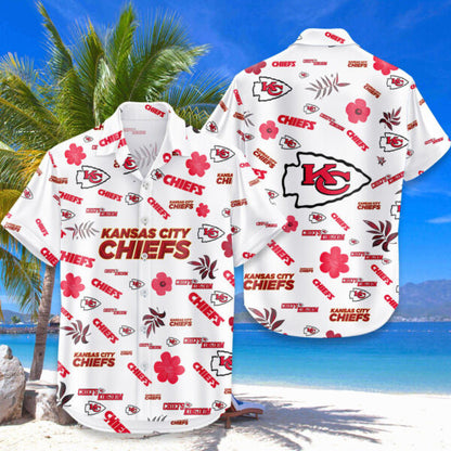LIMITED EDITION - NEW CUSTOMIZED NFL01 KCC KANSAS CITY CHIEFS UNISEX HAWAIIAN SHIRT