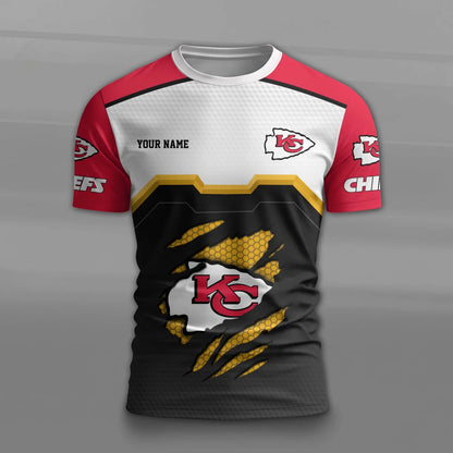 LIMITED EDITION - NEW CUSTOMIZED NFL01 KC CHIEFS T-SHIRTS, POLO, SWEASHIRTS, HOODIE & ZIP HOODIE