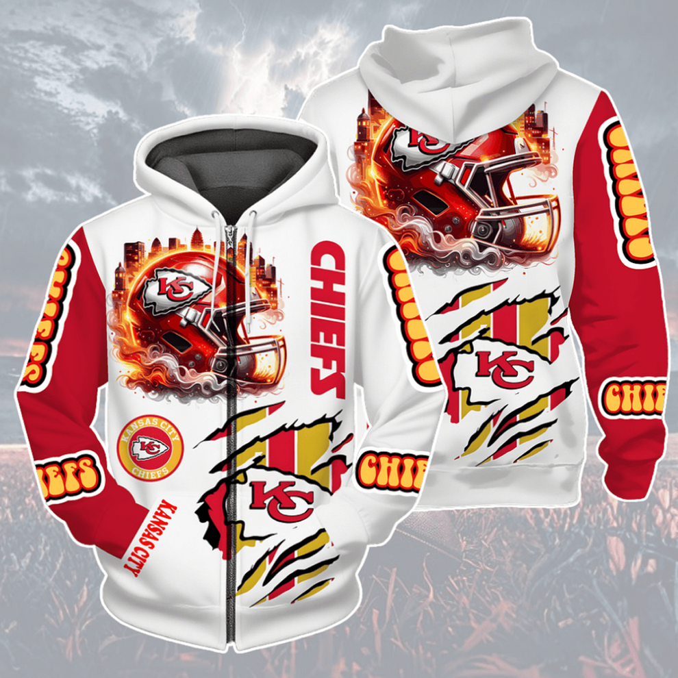 LIMITED EDITION - NEW CUSTOMIZED NFL01 KCC KANSAS CITY CHIEFS UNISEX T-SHIRT, POLO, HOODIE & JACKETS