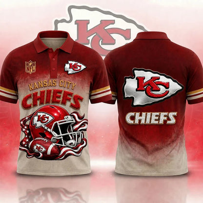 LIMITED EDITION - NEW CUSTOMIZED NFL01 KANSAS CITY CHIEFS T-SHIRTS, POLO, SWEASHIRTS, V-NECK T-SHIRT, HOODIE & ZIP HOODIE