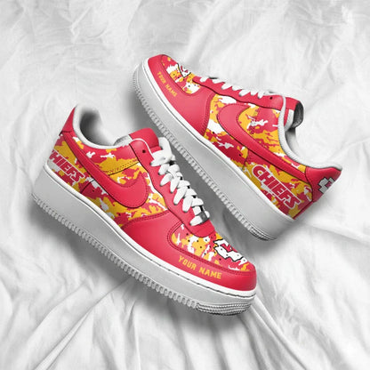 [SPECIAL OFFER] NEW CUSTOMIZED NFL01 KCC KANSAS CITY CHIEFS AF1 SNEAKERS