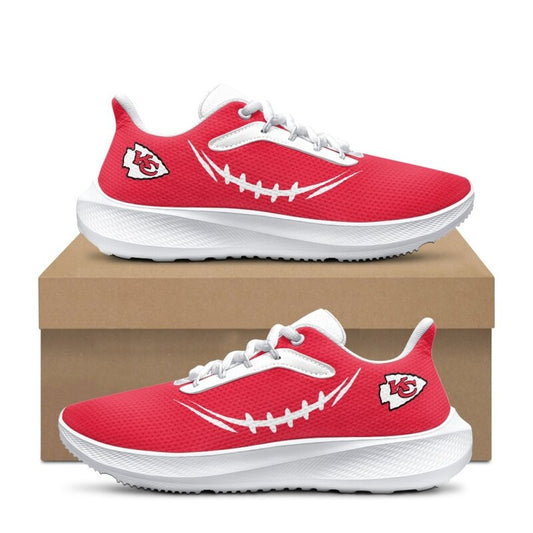 [SPECIAL OFFER] NEW CUSTOMIZED NFL01 KCC KANSAS CITY CHIEFS ROAD RUNNING SHOES