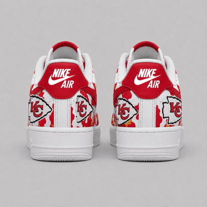 [SPECIAL OFFER] NEW CUSTOMIZED NFL01 KCC KANSAS CITY CHIEFS AF1 SHOES