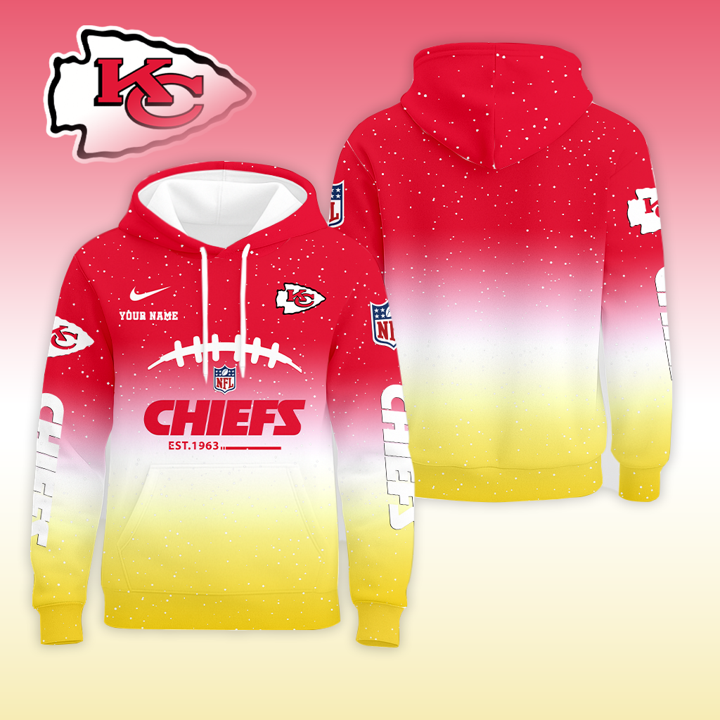 LIMITED EDITION - NEW CUSTOMIZED NFL01 KCC KANSAS CITY CHIEFS UNISEX T-SHIRT, POLO, HOODIE & JACKETS