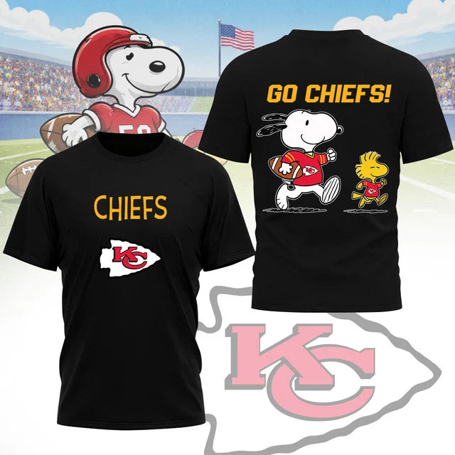 LIMITED EDITION - NEW CUSTOMIZED NFL01 KC CHIEFS UNISEX T-SHIRT, SWEATSHIRT, HOODIE & ZIP HOODIE
