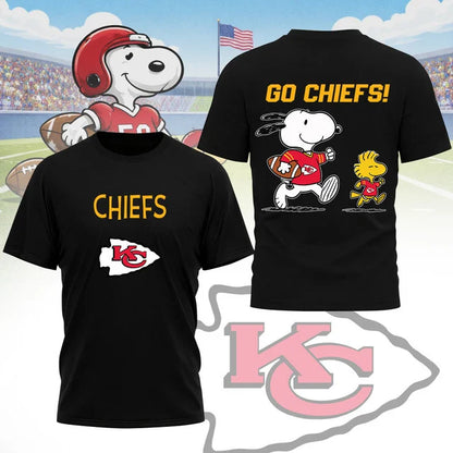 LIMITED EDITION - NEW CUSTOMIZED NFL01 KC CHIEFS UNISEX T-SHIRT, SWEATSHIRT, HOODIE & ZIP HOODIE