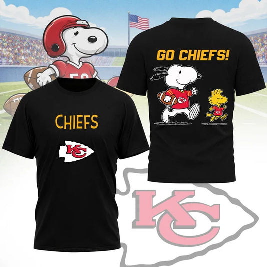 LIMITED EDITION - NEW CUSTOMIZED NFL01 KC CHIEFS UNISEX T-SHIRT, SWEATSHIRT, HOODIE & ZIP HOODIE