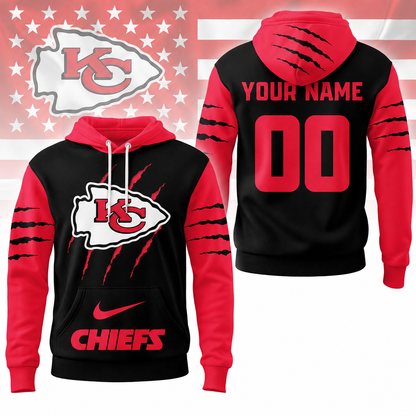 LIMITED EDITION - NEW CUSTOMIZED NFL01 KCC KANSAS CITY CHIEFS T-SHIRT, POLO SHIRT, ZIP POLO SHIRT, SWEATSHIRT, HOODIE & ZIP HOODIE