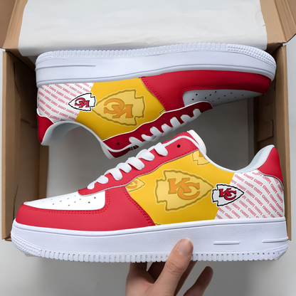 [SPECIAL OFFER] NEW CUSTOMIZED NFL01 KCC KANSAS CITY CHIEFS AF1 SNEAKERS