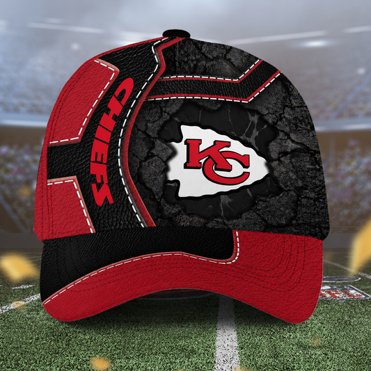 LIMITED EDITON - NEW CUSTOMIZED NFL01 KCC KANSAS CITY CHIEFS CLASSIC CAP
