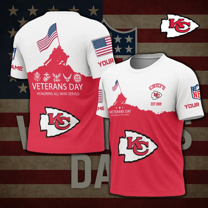 LIMITED EDITION - NEW CUSTOMIZED NFL01 KC CHIEFS UNISEX T-SHIRT, SWEATSHIRT, HOODIE & ZIP HOODIE