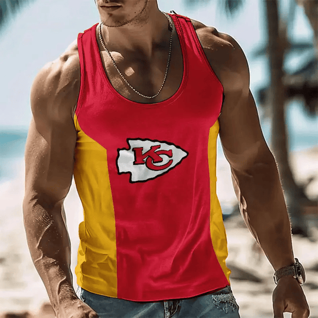 [SPECIAL OFFER] NEW CUSTOMIZED NFL01 KCC KANSAS CITY CHIEFS UNISEX TANK TOP