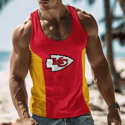 [SPECIAL OFFER] NEW CUSTOMIZED NFL01 KCC KANSAS CITY CHIEFS UNISEX TANK TOP