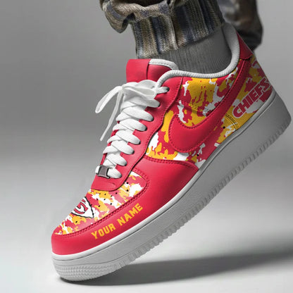 [SPECIAL OFFER] NEW CUSTOMIZED NFL01 KCC KANSAS CITY CHIEFS AF1 SNEAKERS