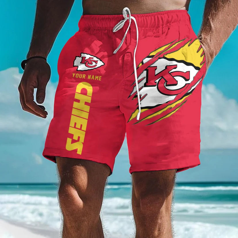 LIMITED EDITION - NEW PREMIUM NFL01 KC CHIEFS SHORT PANTS