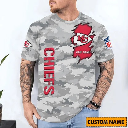 LIMITED EDITION - NEW CUSTOMIZED NFL01 KCC KANSAS CITY CHIEFS T-SHIRT, POLO SHIRT, ZIP POLO SHIRT, SWEATSHIRT, HOODIE & ZIP HOODIE