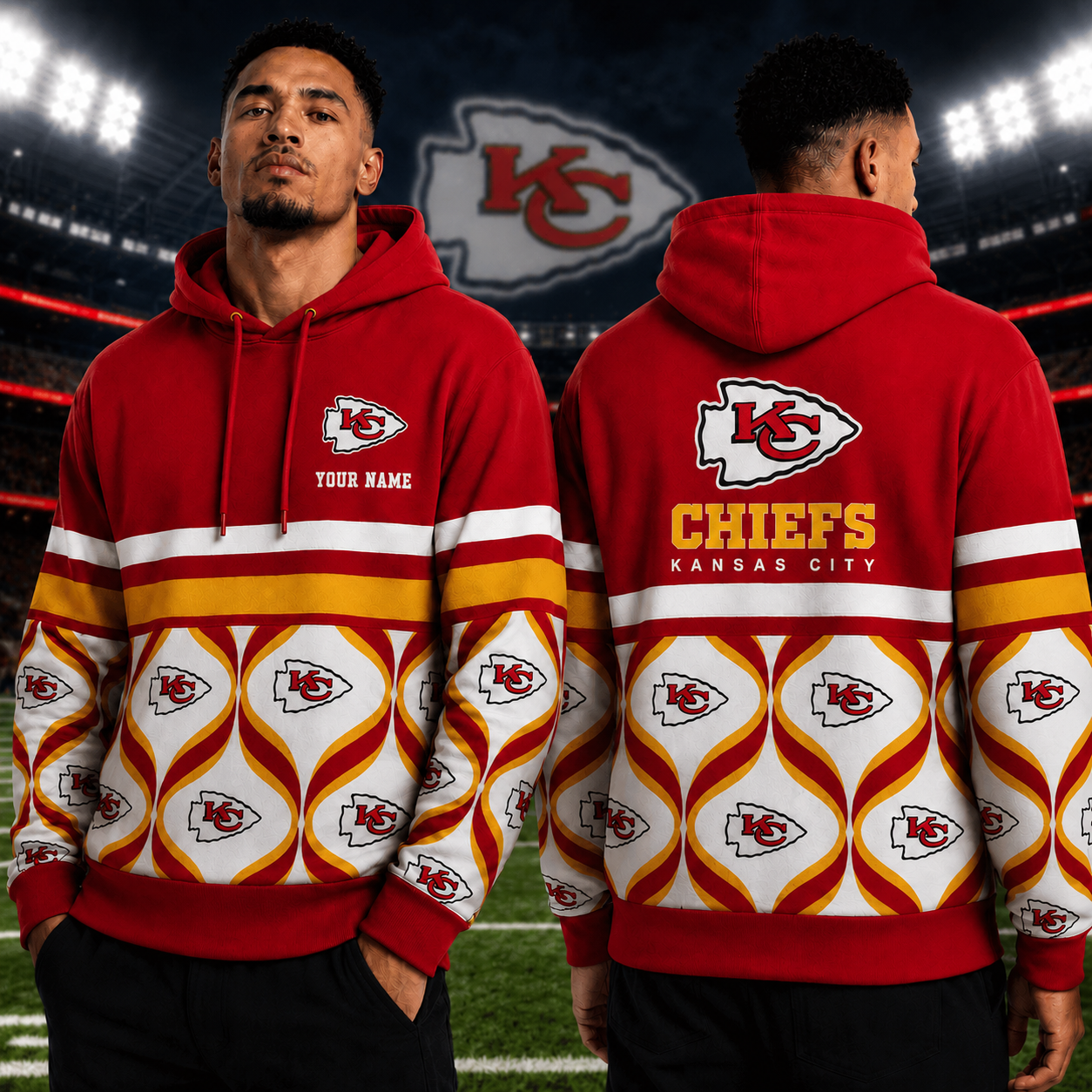 LIMITED EDITION - NEW CUSTOMIZED NFL01 KCC KANSAS CITY CHIEFS T-SHIRT, HOODIE, ZIP HOODIE