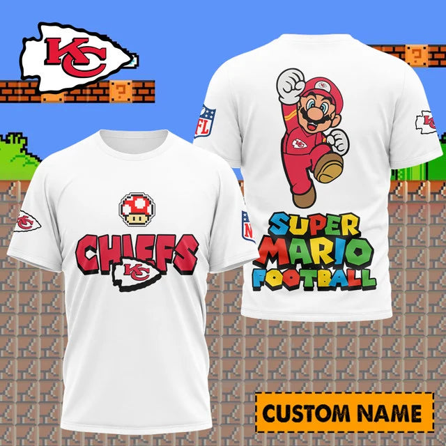 LIMITED EDITION - NEW CUSTOMIZED NFL01 KC CHIEFS UNISEX T-SHIRT, SWEATSHIRT, HOODIE & ZIP HOODIE