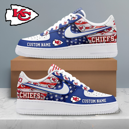 [SPECIAL OFFER] NEW CUSTOMIZED NFL01 KCC KANSAS CITY CHIEFS AF1 SHOES