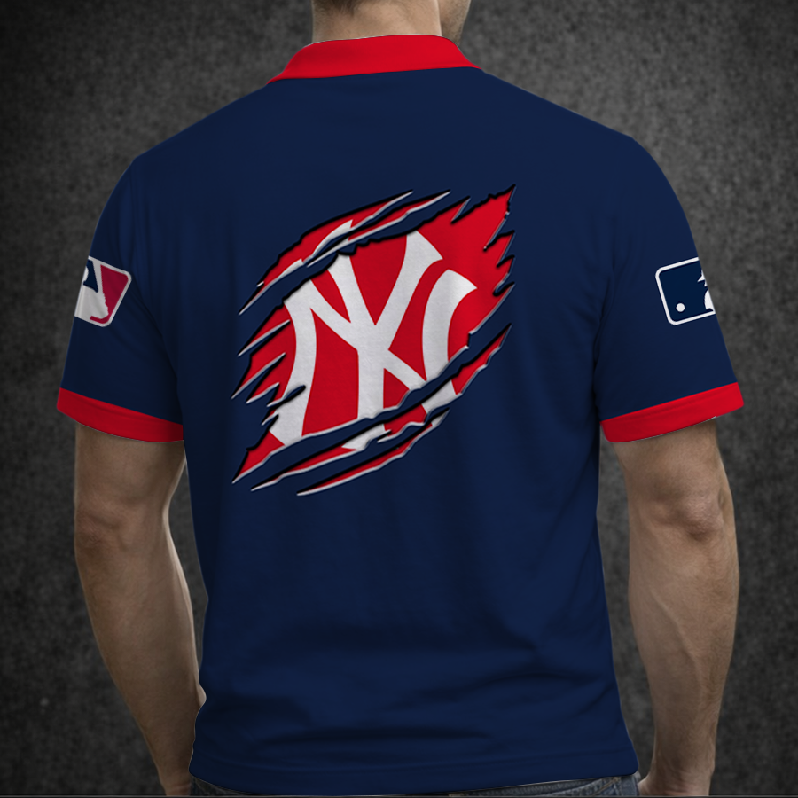 [FLASH SALE] NEW CUSTOMIZED MLB01 NNY NEW YORK YANKEES POLO SHIRT