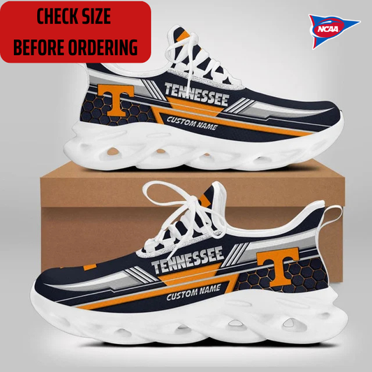 ELITE EDITION - NEW CUSTOMIZED NCAA FBS01 TNV TENNESSEE VOLUNTEERS CLUNKY SNEAKERS