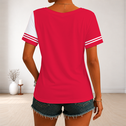 [FAN FAVORITE] NEW CUSTOMIZED WNBA01 ALD ATLANTA DREAM V-NECK FEMALE SHIRT