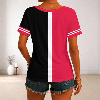 [FAN FAVORITE] NEW CUSTOMIZED WNBA01 ALD ATLANTA DREAM V-NECK FEMALE SHIRT