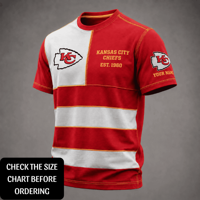 EXCLUSIVE EDITION - NEW CUSTOMIZED NFL01 KCC KANSAS CITY CHIEFS T-SHIRT, POLO SHIRT, ZIP POLO SHIRT, HOODIE, ZIP HOODIE & SWEATSHIRT