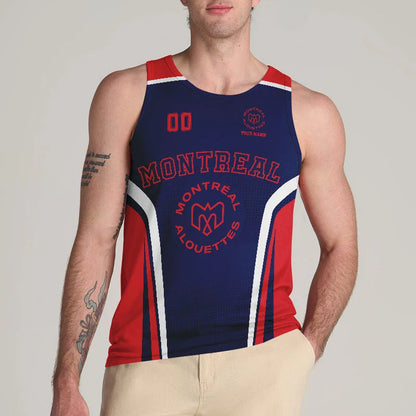 [FAN EXCLUSIVE] NEW CUSTOMIZED CFL01 MTL MONTREAL ALOUETTES UNISEX TANK TOP