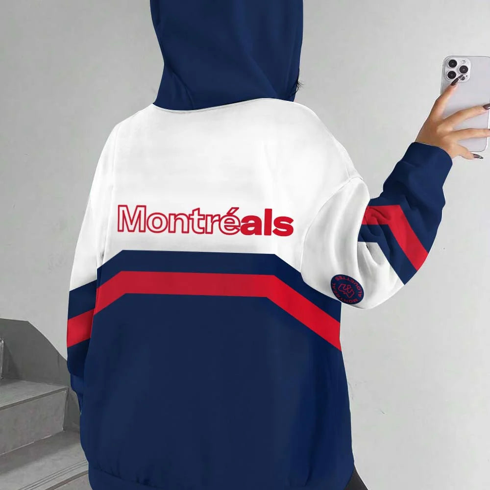[FAN EXCLUSIVE] NEW CUSTOMIZED CFL01 MTL MONTREAL ALOUETTES HOODIE & ZIP HOODIE