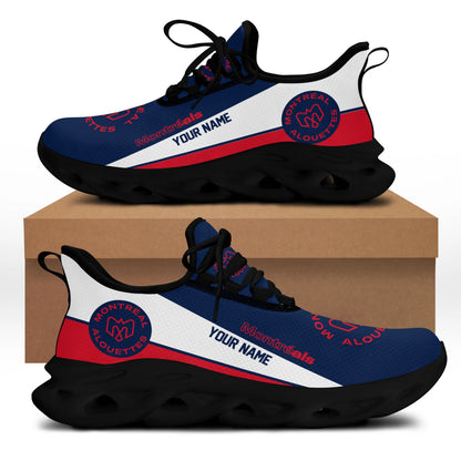 [FAN EXCLUSIVE] NEW CUSTOMIZED CFL01 MTL MONTREAL ALOUETTES MAX SOUL SHOES
