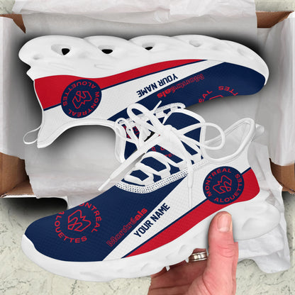 [FAN EXCLUSIVE] NEW CUSTOMIZED CFL01 MTL MONTREAL ALOUETTES MAX SOUL SHOES