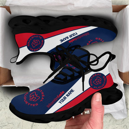 [FAN EXCLUSIVE] NEW CUSTOMIZED CFL01 MTL MONTREAL ALOUETTES MAX SOUL SHOES