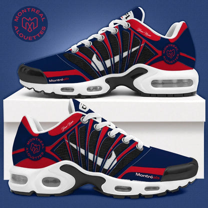 [FAN EXCLUSIVE] NEW CUSTOMIZED CFL01 MTL MONTREAL ALOUETTES AIR MAX PLUS SNEAKERS