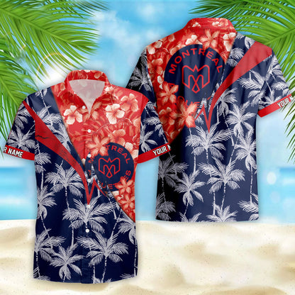 [FAN EXCLUSIVE] NEW CUSTOMIZED CFL01 MTL MONTREAL ALOUETTES UNISEX HAWAIIAN SHIRT